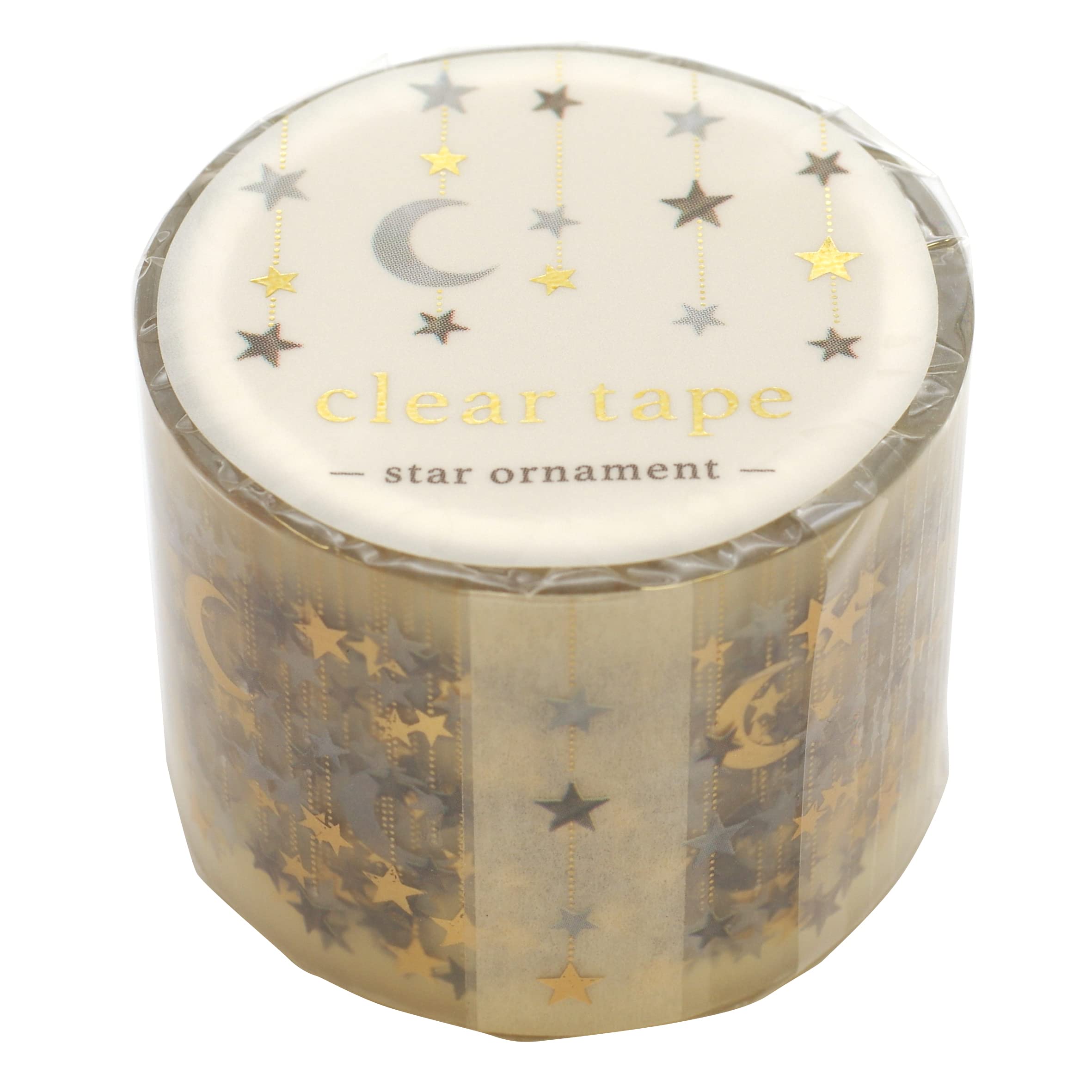 きら❗️ Amazon.co.jp: clear tape/クリアテープ 箔押し 【star ornament